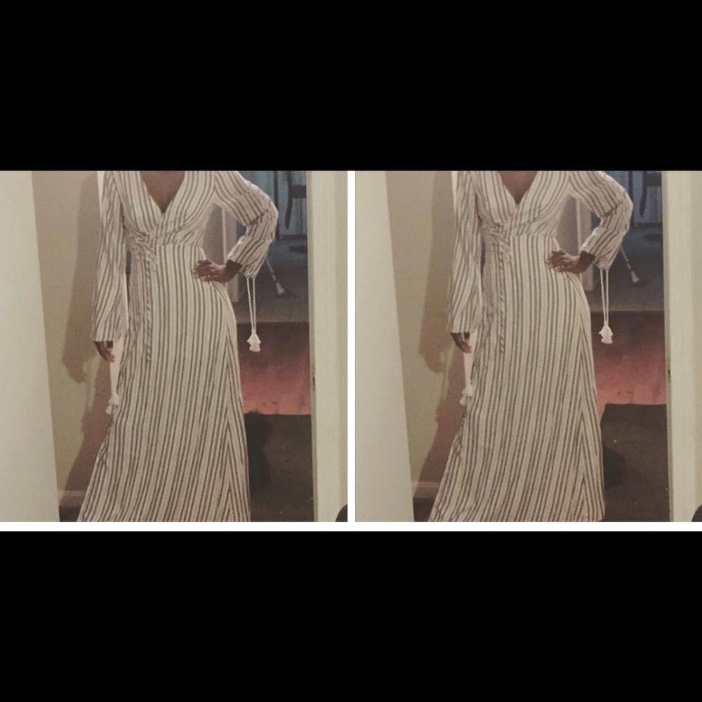 Sarong wrap dress